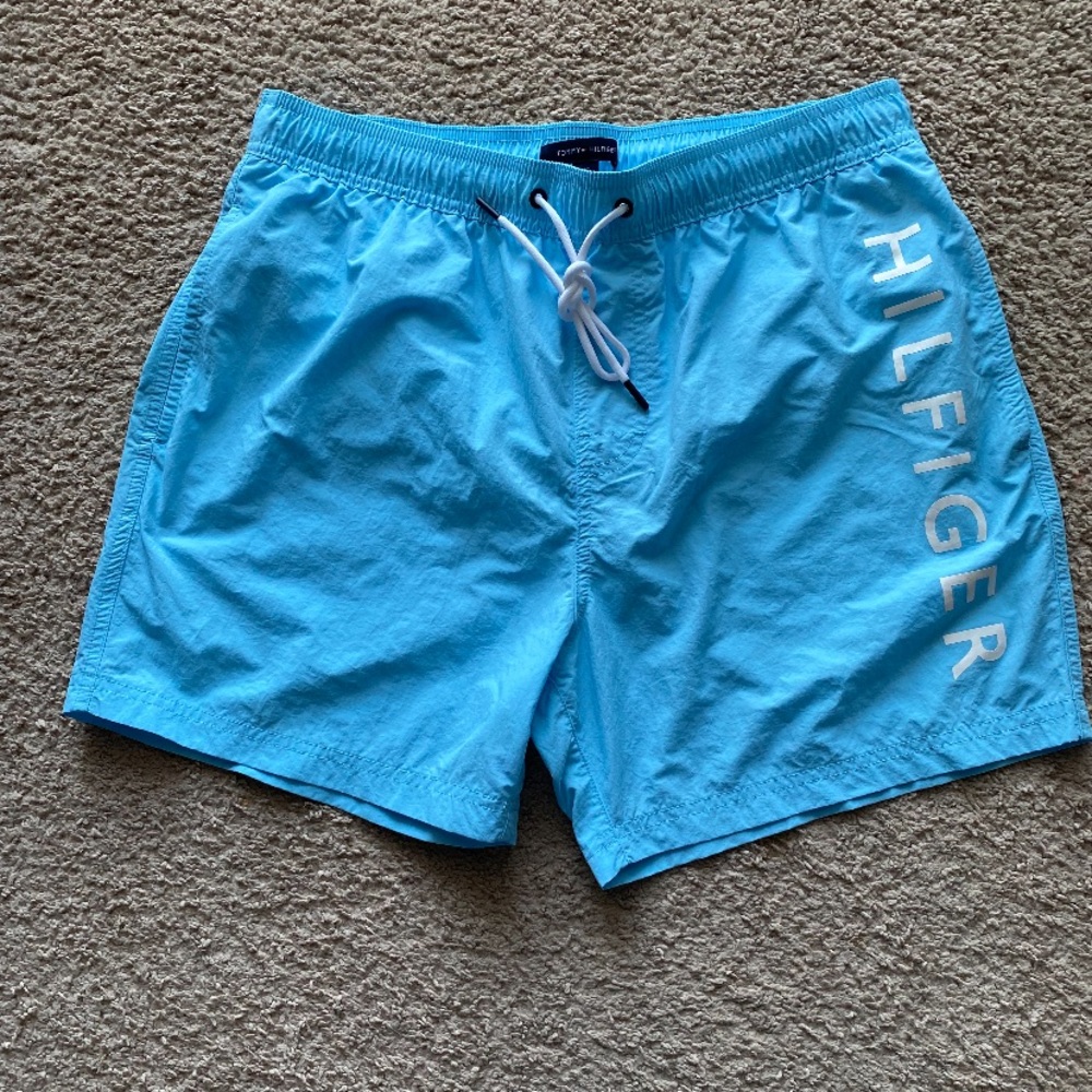 Tommy Hilfiger Swim Trunks Mens Large Blue Color